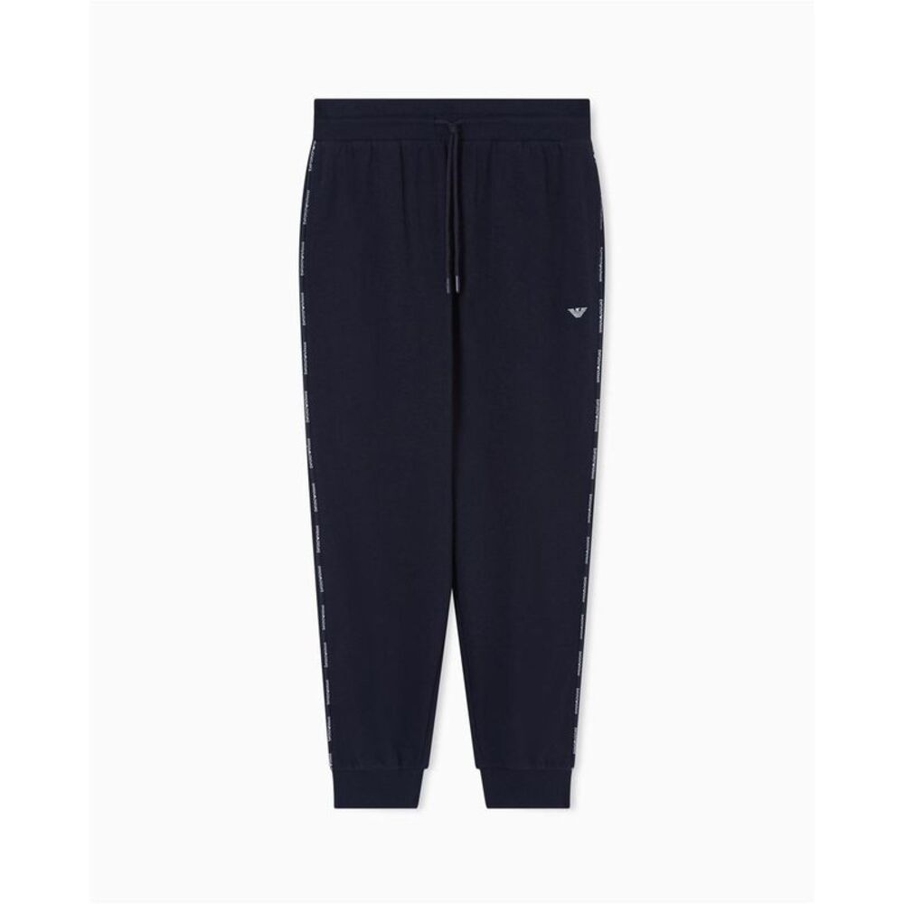 Emporio Armani EA7 Mens Fleece Relaxed Fit Joggers / Navy